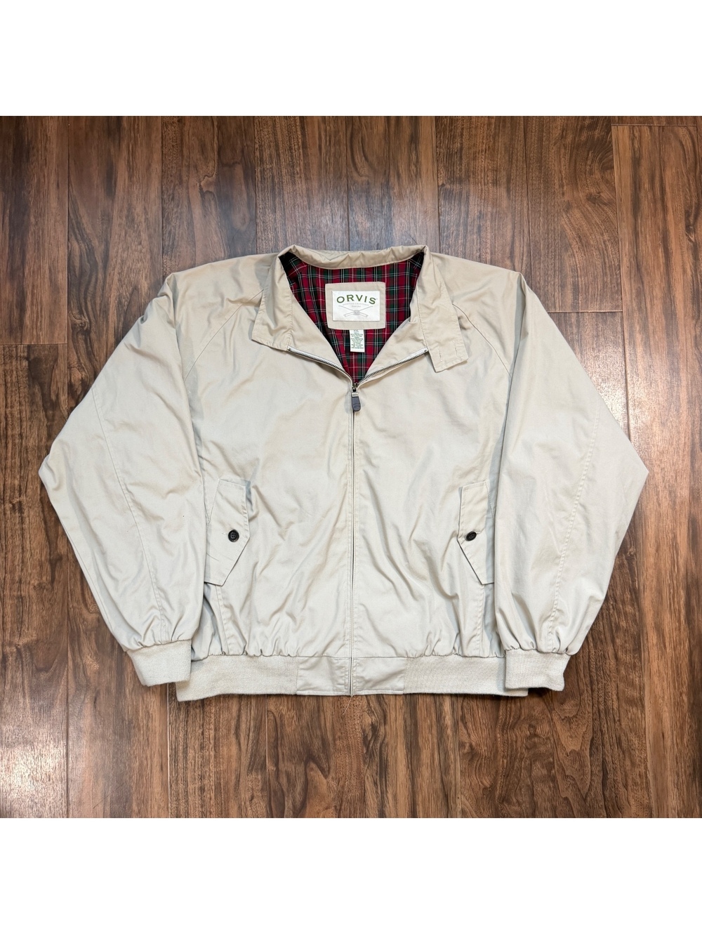 Vintage Orvis Weatherbreaker Harrington Golf Jacket Flannel Lined XXL Mens
